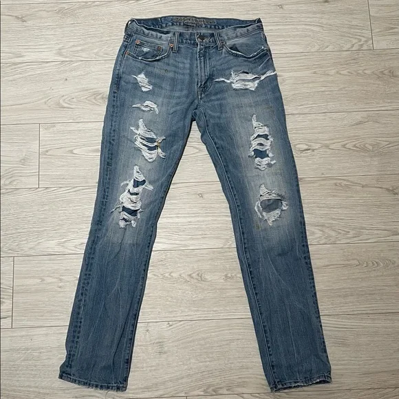 - American Eagle - Slim Straight Jeans - Picture 1 of 4